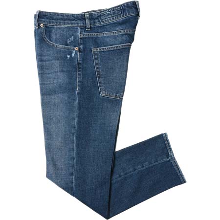 ENTRE AMIS(アントレアミ) GAGAガガ ヴィンテージウォッシュスリムテーパードクロップドストレッチデニム A23-GAGA-2256/L1022