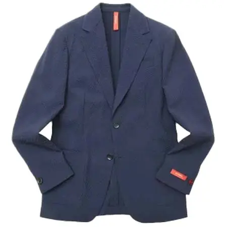 ERNESTO(エルネスト) ストレッチウールシアサッカーソリッド2Bジャケット