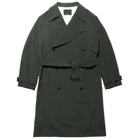 ES:S(エス) トレンチコート ポリエステルタイプライター