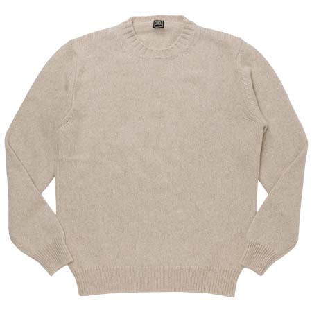 FEDELI(フェデッリ) CASHMERE TWIST ミドルゲージ クルーネック ニット
