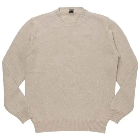 FEDELI(フェデッリ) CASHMERE TWIST ミドルゲージ クルーネック ニット