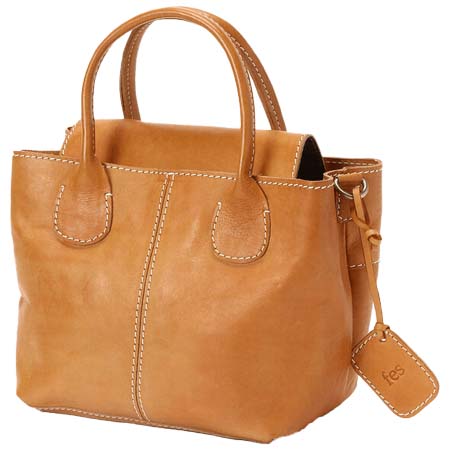 fes(フェス) 本革2wayハンドバッグブラウンB5