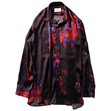 FIT MIHARAYASUHIRO(フィットミハラヤスヒロ) PAINTED PRINTED L/S SHIRT
