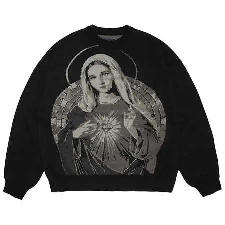 FLIP THE SCRIPT(フリップザスクリプト) HEART KNIT CREW