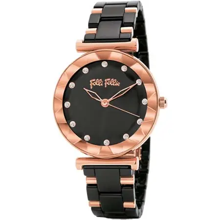 Folli Follie(フォリフォリ) Star Flower Small Case Ceramic Bracelet Watch