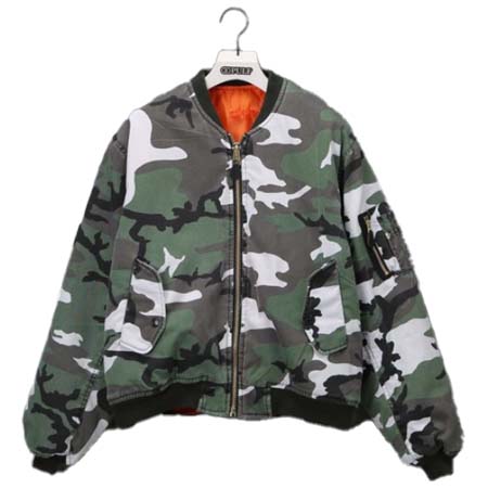 FOSTEX GARMENTS(フォステックスガーメンツ) CAMO MA-1 VRTG WASH LTD