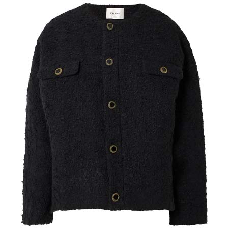 FRAME(フレーム) コットン混ブークレ オーバーサイズ ジャケット