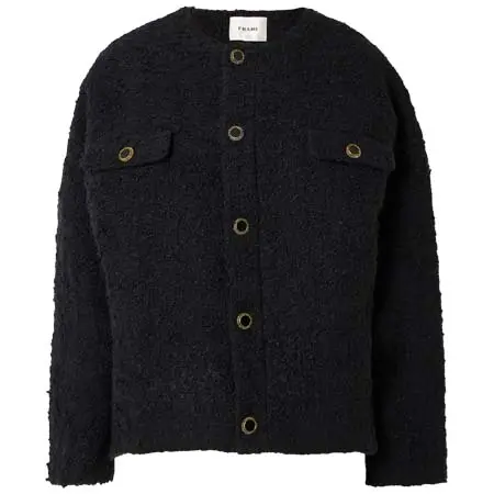 FRAME(フレーム) コットン混ブークレ オーバーサイズ ジャケット