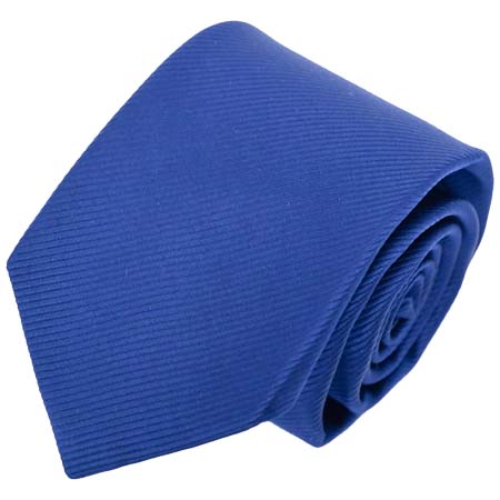 FRANCO SPADA(フランコスパダ) ロイヤルレップ無地ネクタイ：ライトネイビー