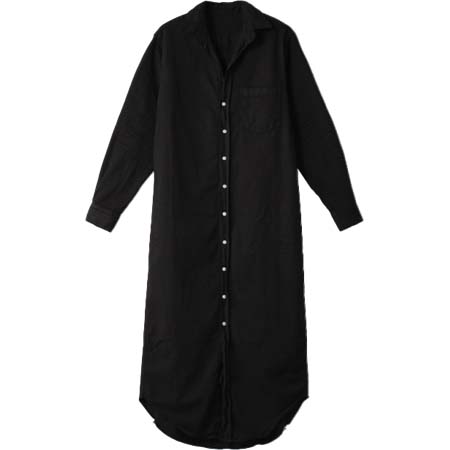 Frank&Eileen(フランク＆アイリーン) RORY ストーンウォッシュドインディゴ ブラックデニムシャツ