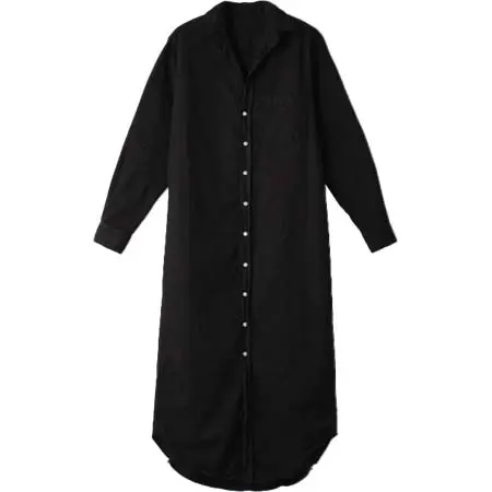 Frank&Eileen(フランク＆アイリーン) RORY ストーンウォッシュドインディゴ ブラックデニムシャツ