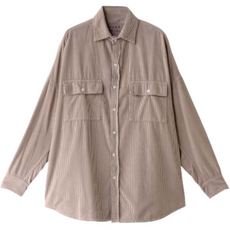 Frank&Eileen(フランク＆アイリーン) MCLOGHLIN イタリアンコーデュロイ オーバーシャツ