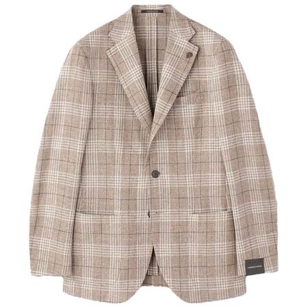 GABRIELE PASINI(ガブリエレパジーニ) 三者混チェックジャケット