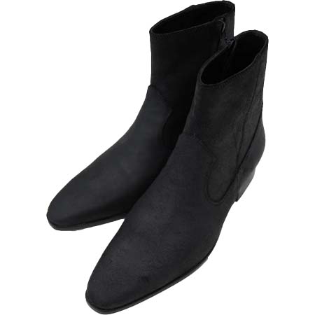 GalaabenD(ガラアーベント) Vaqueta Heel Boots 1.8inch BLACK