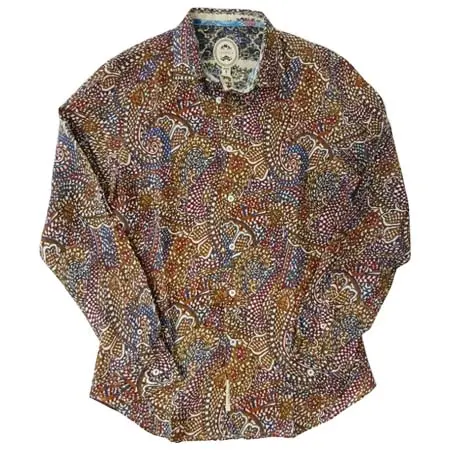 GANESH(ガネーシュ) インディア ン総柄 シャツ MALTI G700SOFT