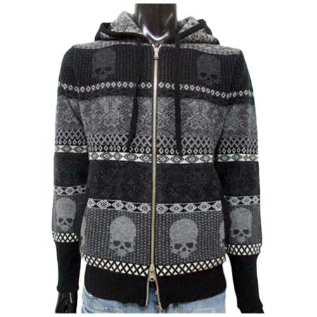 GEMMA.H UOMO(ジャンマアッカウォモ) スカル フルジップパーカ