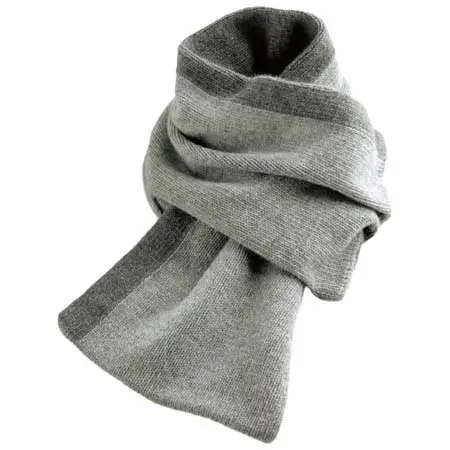 general design made(ジェネラルデザインメイド) 洗えるカシミヤ･2トーンミニマフラー