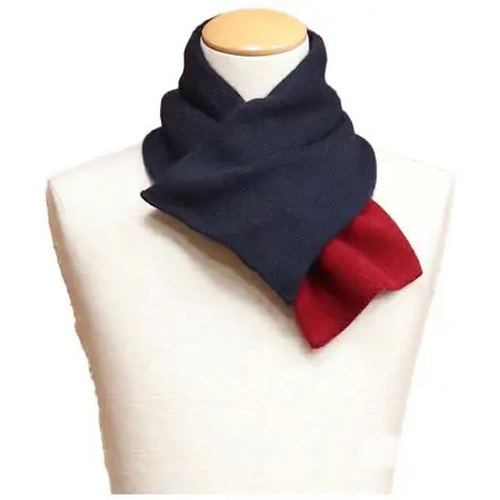 general design made(ジェネラルデザインメイド) カシミヤ100％ ニット ミニマフラー