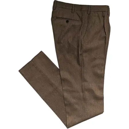 GERMANO(ジェルマーノ) ジェルマーノ ウールパンツ BROWN