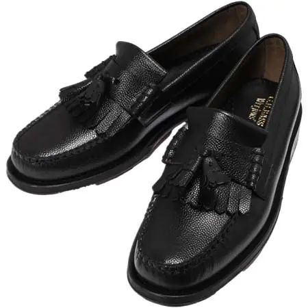 G.H.BASS(ジーエイチバス) 11024G LAYTON / SOFT GRAIN BLACK