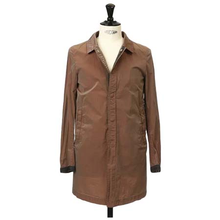 Gian carlo Rossi(ジャンカルロロッシ) モンタナイロン フライフロント ステンカラー スプリングコート