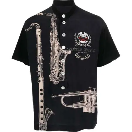 GIANFRANCO FERRE(ジャンフランコフェレ) 1990s プリント シルクシャツ