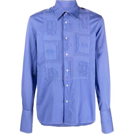 GIANFRANCO FERRE(ジャンフランコフェレ) 2000s エンブロイダリー シャツ