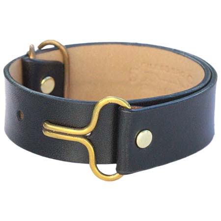 GILES＆BROTHER(ジャイルズ&ブラザー) ワイド レザー バイザー ブレスレット