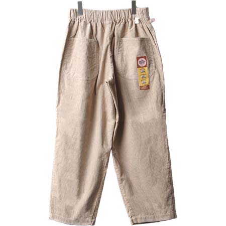 gilet(ジレ) RELAXFIT “WRAP EASY CORDUROY PANTS” – CREAM
