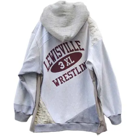 gilet(ジレ)  “DOUBLE HOOD PARKA” ＜リメイクスウェット