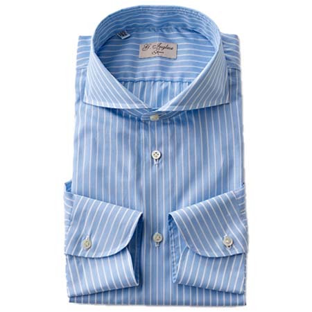 G INGLESE(ジイングレーゼ) CHALK STRIPE SHIRT