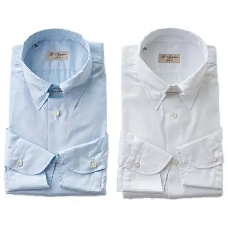 G INGLESE(ジイングレーゼ) PINHOLE COLLAR SHIRT