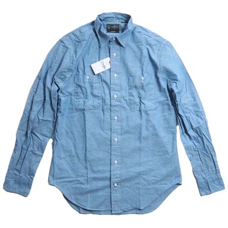 GITMAN VINTAGE(ギットマンヴィンテージ) ２ポケットシャンブレーワークシャツ