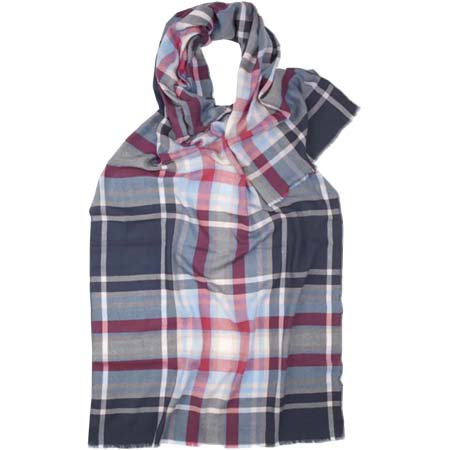 Glen Prince(グレンプリンス) オープン・チェック・ツイル・スカーフ