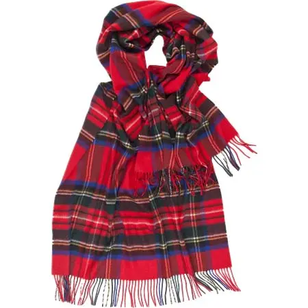 Glen Prince(グレンプリンス) クラシック・タータン・ラムズウール・ストール