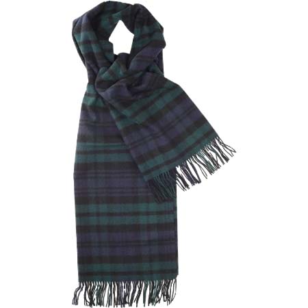 Glen Prince(グレンプリンス) クラシック・タータン・ラムズウール大判マフラー