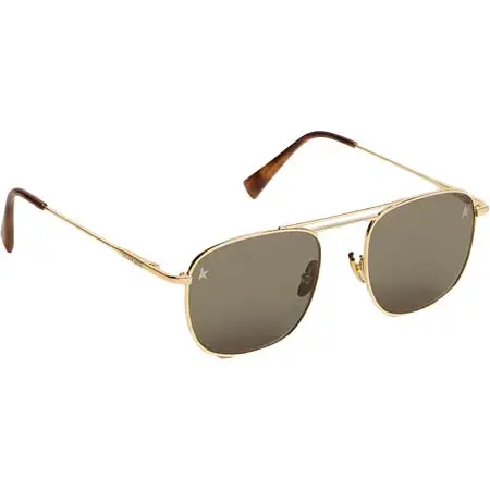 GOLDEN GOOSE DELUXE BRAND(ゴールデングースデラックスブランド) Aviator サングラス ゴールドフレーム＆グリーンレンズ