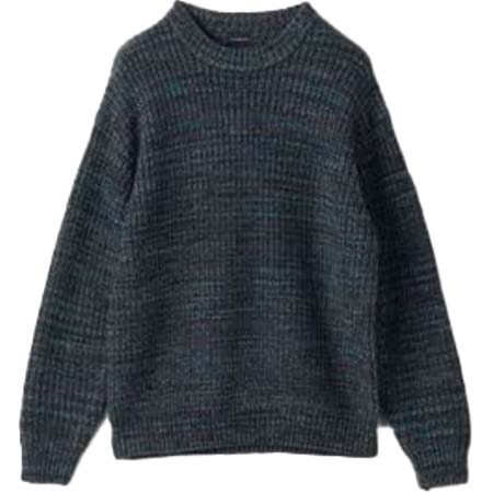 green label relaxing(グリーンレーベルリラクシング) カスリ モヘヤ クルーネック ニット