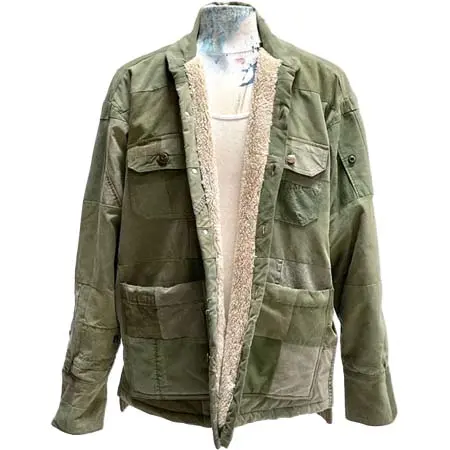 GREG LAUREN(グレッグローレン) ARMY SCRAPWORK SHERPA LINED BOXY