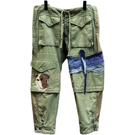 GREG LAUREN(グレッグローレン) SCRAPS ARMY GL CARGO PANT