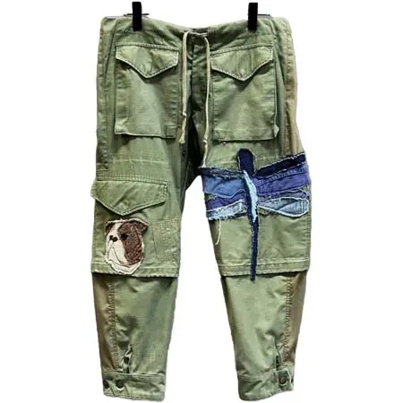GREG LAUREN(グレッグローレン) SCRAPS ARMY GL CARGO PANT