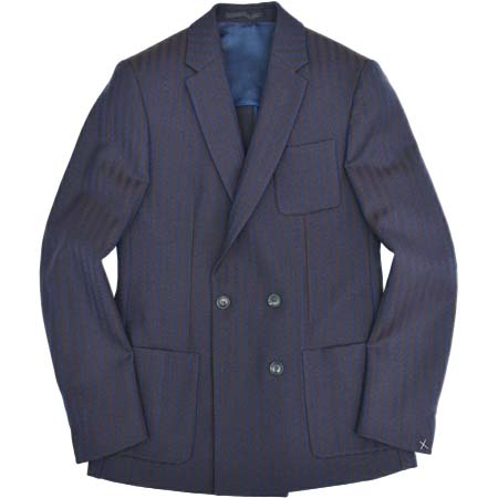 GRIFONI(グリフォーニ) ウールヘリンボーン4Bダブルジャケット 249-81730
