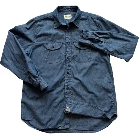 GROWN&SEWN(グロウン＆ソーン) Walsh Work Shirt – 6 oz Rinsed Chambray