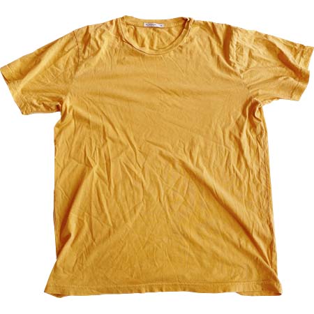 GROWN&SEWN(グロウン＆ソーン) Ringspun Jersey Short Sleeve Tee – Gold