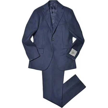 guji(グジ) ウールカシミアフランネル3B1プリーツスーツ