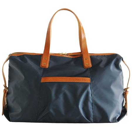 HALEINE(アレンヌ) ナイロン&栃木レザー ボストンバッグ 4FB