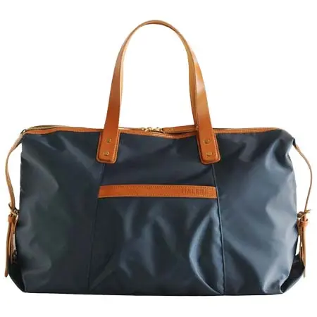 HALEINE(アレンヌ) ナイロン&栃木レザー ボストンバッグ 4FB