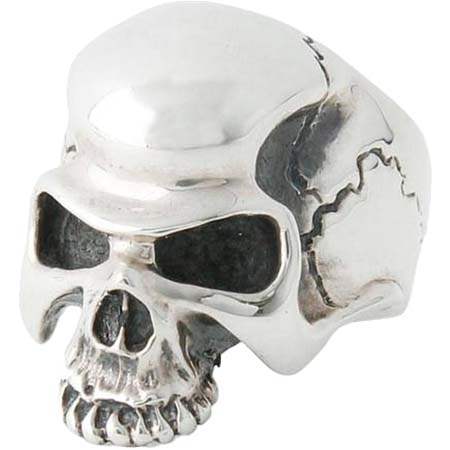 haraKIRI(ハラキリ) シルバー髑髏リング(中)