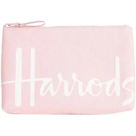 HARRODS(ハロッズ) Small Cotton Logo Pouch