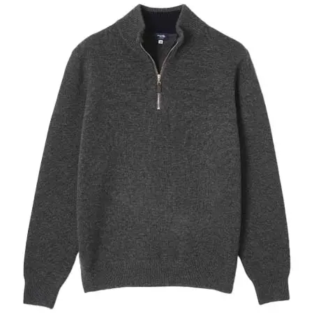 hausammann+moos(ハウザマン モス) ジップアップセーター